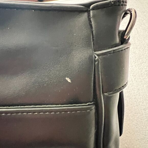 Maomaobag Black Skull Theme Studded Purse Handbag Goth Punk Biker Faux Leather - Picture 9 of 15